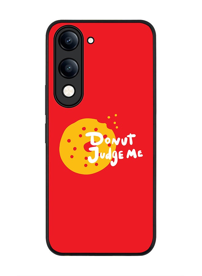 For vivo Y04 / Y29t 5G Case,Slim fit Camera Protection, Shockproof Thin Phone cover  - Donut judge me